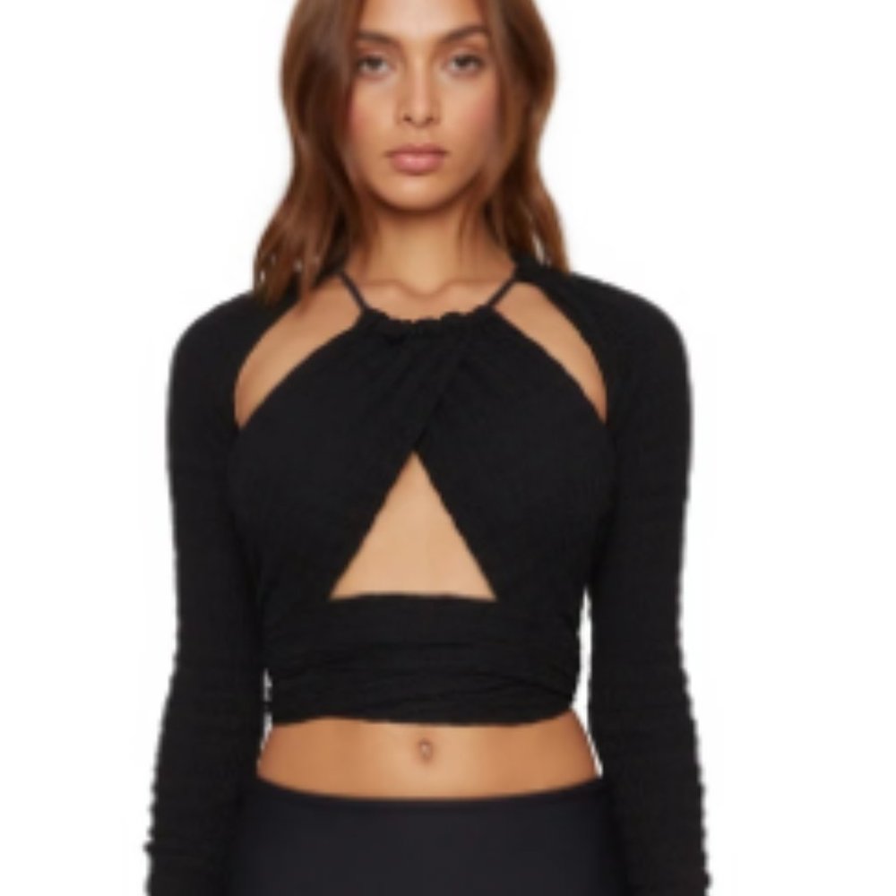 Danielle Guizio Wrap Halter Top- Brand New